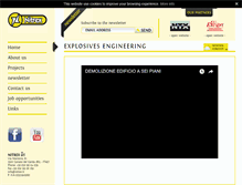 Tablet Screenshot of nitrex-explosives-engineering.com